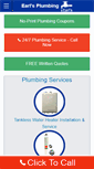 Mobile Screenshot of earlsplumbing-redding.com